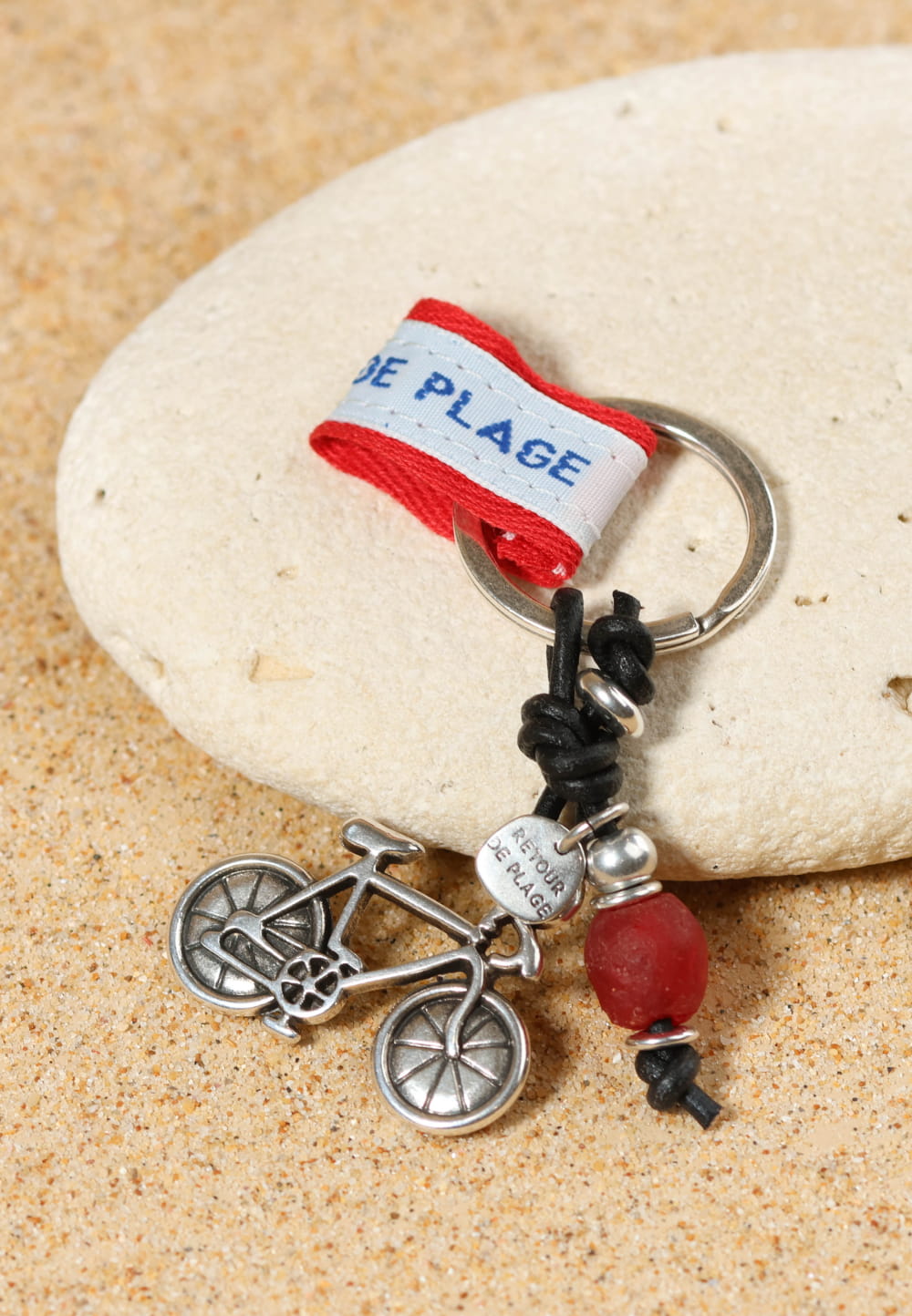 Porte-clés Le Gaulois – Vélo Rouge – Tour De France 2025 – Goodies Caravane – 5.5cm X 3cm