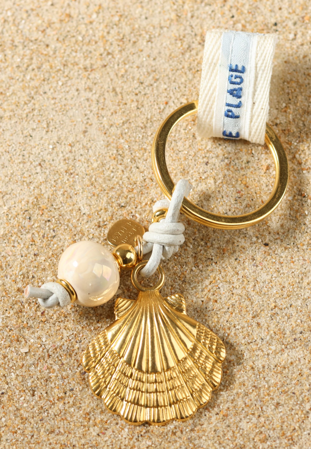 LILIE&WHITE - Porte-clés Marin Femme Avec étoile De Mer Dorée Et Nœud En Corde - Cadeau Chic Vacances, Anniversaire (sans Nickel) - 3