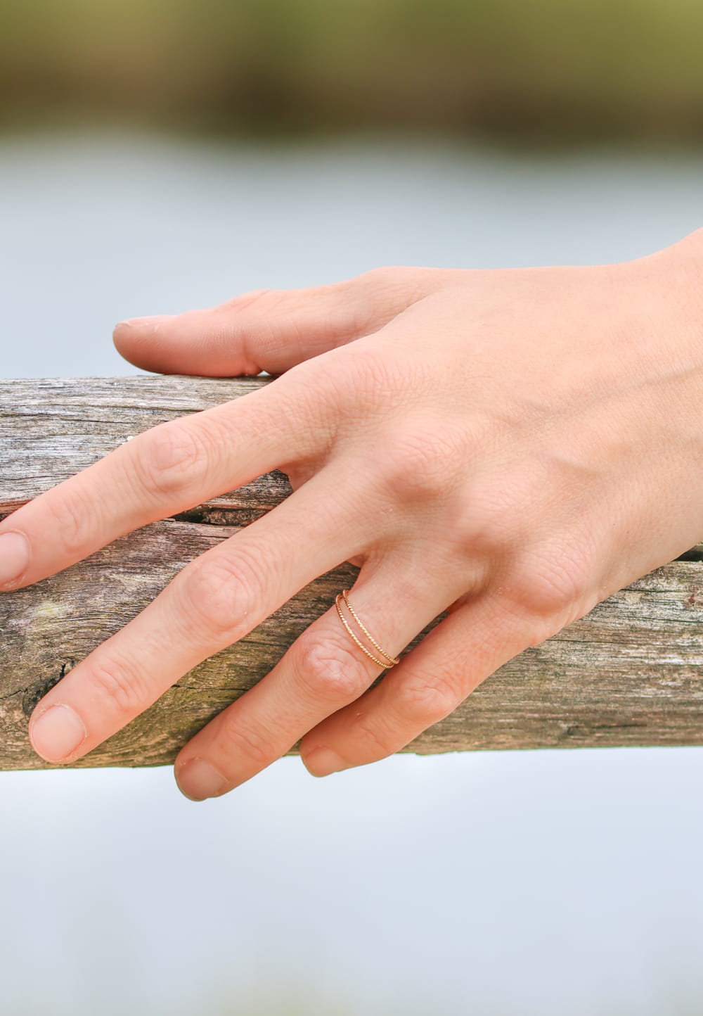 Bague en Métal pour Femme le modèle Fine Retour de plage