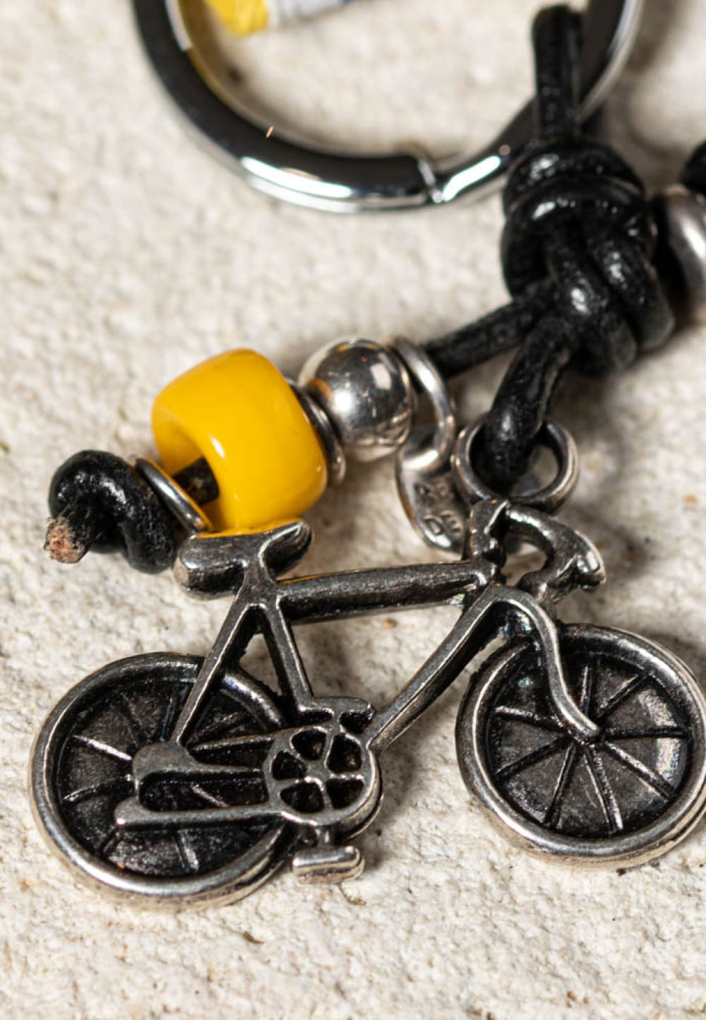 Porte-clés Cycliste sur vélo