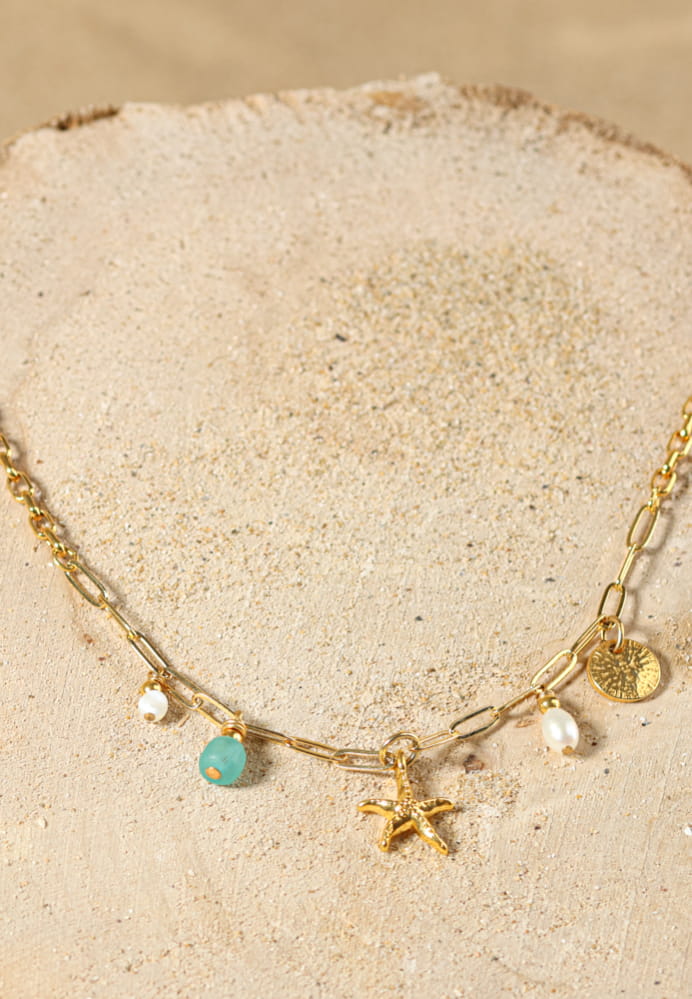 Collier Dolce Vita Avec Breloque - Neuf Avec étiquettes - Couleur Argenté