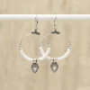BOUCLES D'OREILLES  femme LAURA