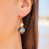 Découvrez les boucles d’oreilles Amour, un bijou marin fabriqué en France sur l’Île d’Oléron par des monteuses qualifiées.