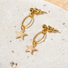 Découvrez les boucles d’oreilles Astre, un bijou marin fabriqué en France sur l’Île d’Oléron par des monteuses qualifiées.
