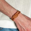 Bracelet pour homme fabriqué en france, bracelet artisanal, bijou fantaisie artisanal