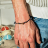 Bracelet pour homme fabriqué en france, bracelet artisanal, bijou fantaisie artisanal