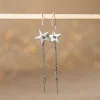 BOUCLES D'OREILLES  créoles METEORE