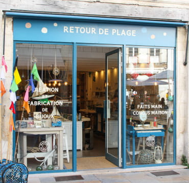 Boutique de bijoux Retour de Plage à La Rochelle.