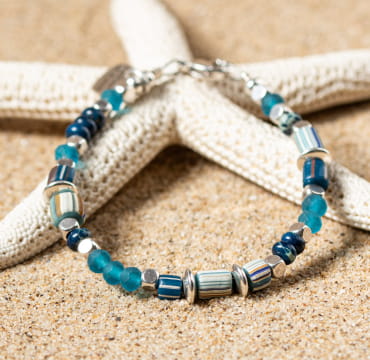 Bracelet enfant Match en perles fait à la main en France