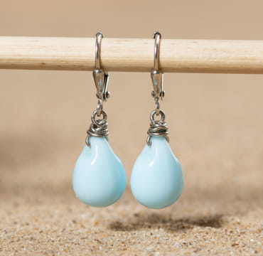 BOUCLE D'OREILLE PERLESBALLON