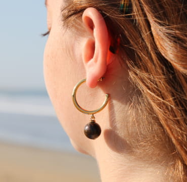 BOUCLE D'OREILLE créoles EJADE