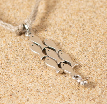 COLLIER FEMME PENDENTIFBANC