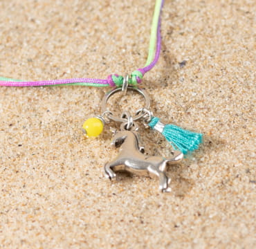 COLLIER ENFANT CORDON LICORNE