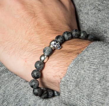 BRACELET HOMME PERLE PEUR