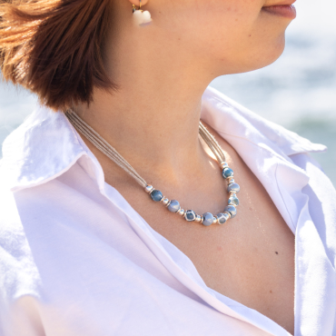 Collier argenté pour femme à porter tous les jours