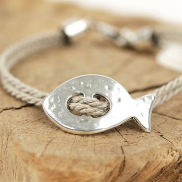 BRACELET Femme cordon  POISSON