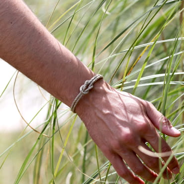 BRACELET HOMME CORDON COUPLE