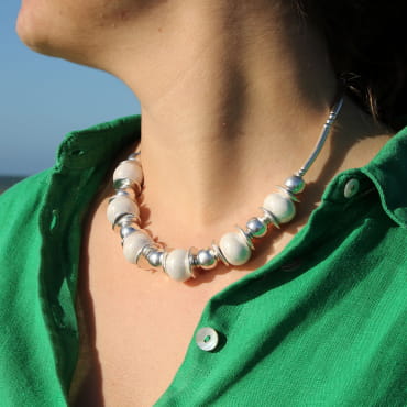 COLLIER PERLE FEMME PATEL