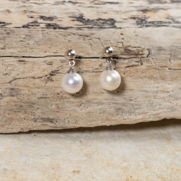 BOUCLES D'OREILLES PERLES AIX