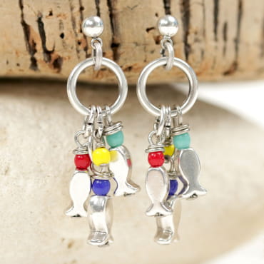 BOUCLES D'OREILLES PERLESKELELE