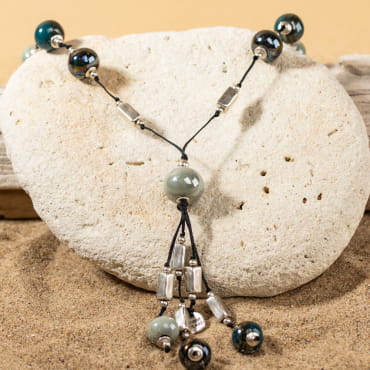 SAUTOIR FEMME PERLE SEICHE