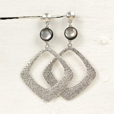 BOUCLES D'OREILLES PENDANTES SILLON
