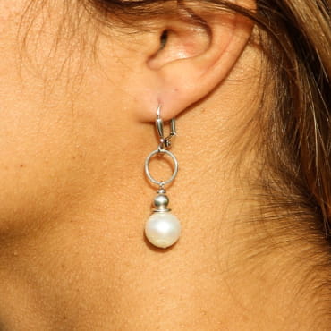 BOUCLES D'OREILLES PERLESOUVEA