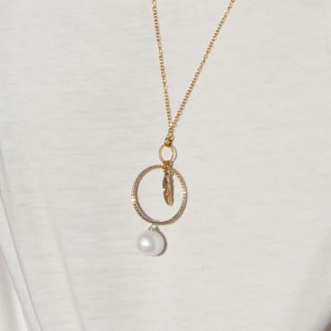 SAUTOIR FEMME PERLE COLOMBE