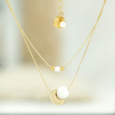 COLLIER FEMME MULTIRANGLOUNA