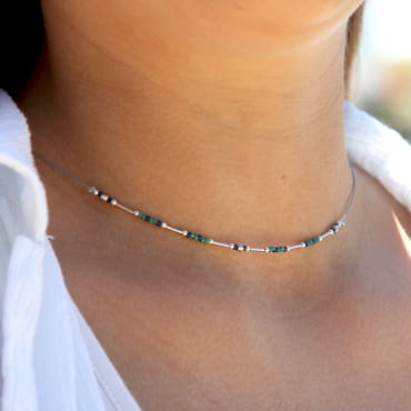 COLLIER RAS DE COU FEMME HUARI