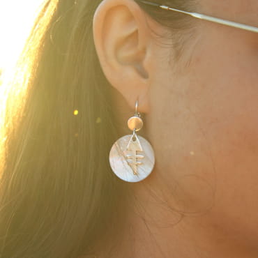 BOUCLES D'OREILLES FEMMEMERLU