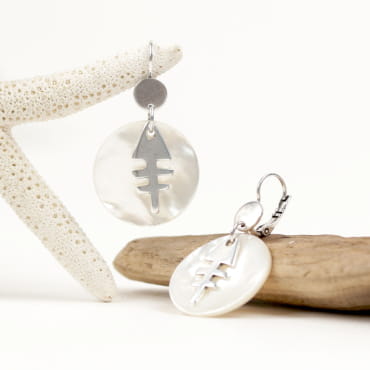 BOUCLES D'OREILLES FEMMEMERLU