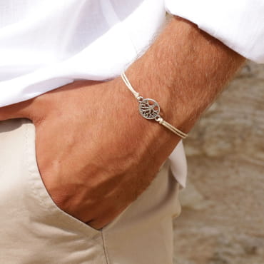 BRACELET HOMME CORDON VIE