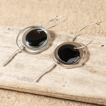 BOUCLES D'OREILLES créoles EVIAN