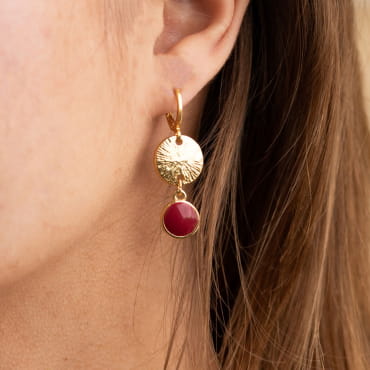 BOUCLES D'OREILLES FEMME PLANCTON