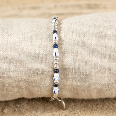 BRACELET PERLE ENFANT MARINIERE
