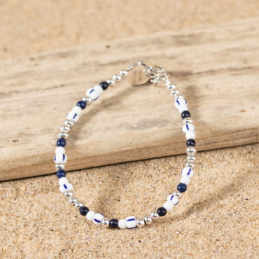 BRACELET PERLE ENFANT MARINIERE