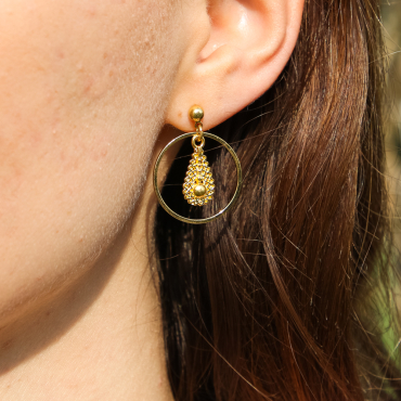 BOUCLES D'OREILLES créoles BINTA