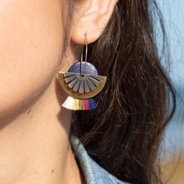 BOUCLES D'OREILLES créoles CLEOPATRE