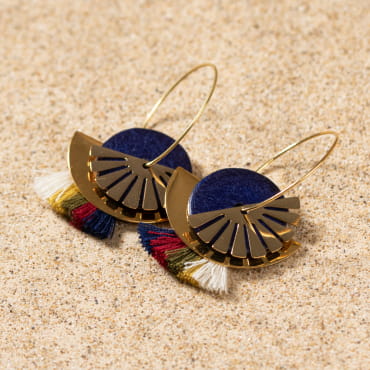 BOUCLES D'OREILLES créoles CLEOPATRE