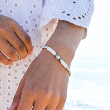 Le bracelet Costa est tendance et minimaliste. Fabrication française et artisanale.