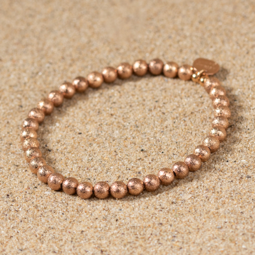 Bracelet fantaisie femme doré rose