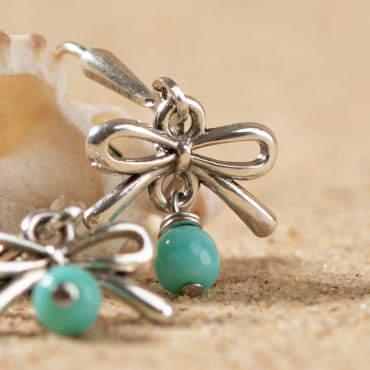 BOUCLES D'OREILLES ENFANT NOEUD