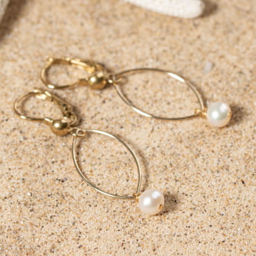 Boucles d'oreilles Aime fabriquées en France