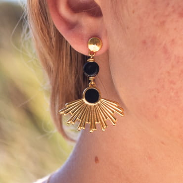 BOUCLES D'OREILLES PENDANTES SOLEM