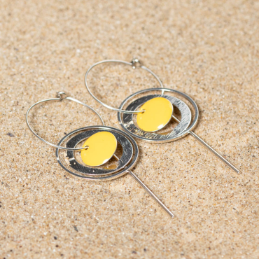 BOUCLES D'OREILLES créoles EVIAN