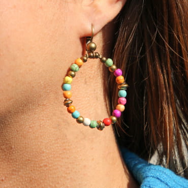 BOUCLES D'OREILLES  femmeNINE