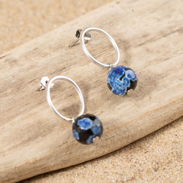 BOUCLES D'OREILLES  créoles RAYON