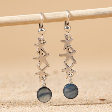 BOUCLES D'OREILLES PENDANTES SILADEN