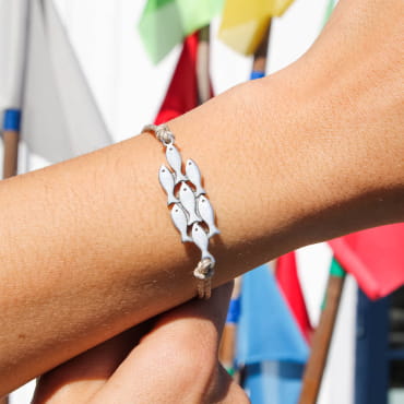 BRACELET Femme Cordon   BANC